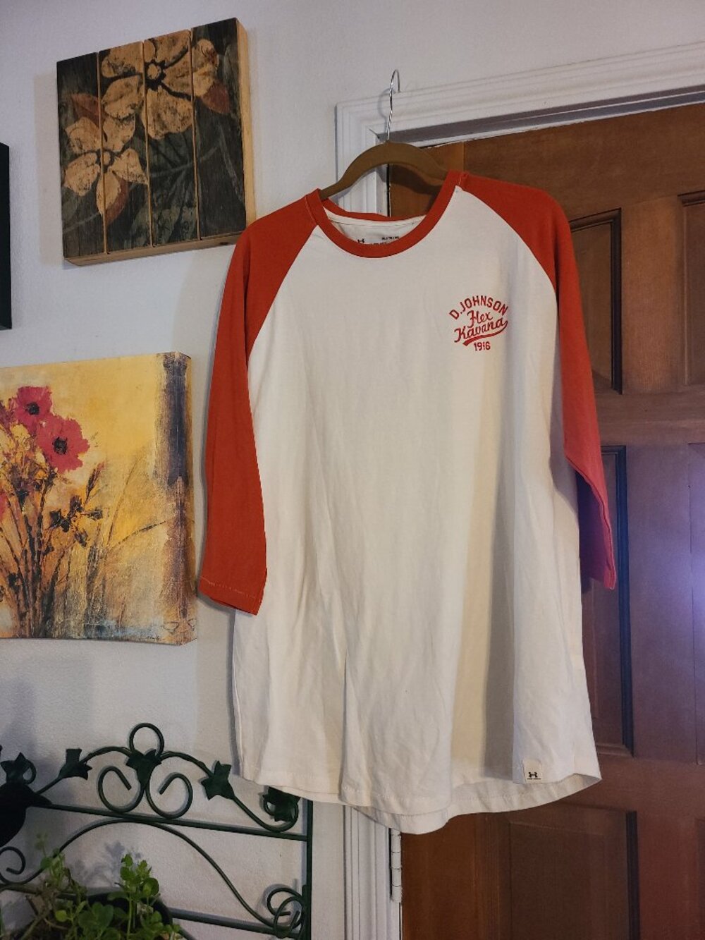 Under Armour Project Rock Flex Kavana Shirt XL Hawaii Wrestling Raglan Tee NWT